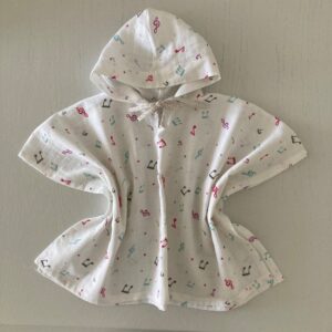 Note Muslin Poncho